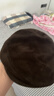 Mr DUCK老錢(qián)風(fēng)高端男女真皮手工前進(jìn)帽 澳洲羊反絨鴨舌帽品牌正品秋冬帽 布朗深咖（100%綿羊皮）-MW466167 XL （60cm以上，特大頭圍拍） 曬單實(shí)拍圖