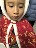 歐孕（OUYUN）兒童披風(fēng)嬰兒國風(fēng)斗篷秋冬外出防風(fēng)披肩保暖外套 天馬行空 均碼 曬單實(shí)拍圖