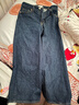 H&M女裝牛仔褲2026春季新款闊腿版型通勤時(shí)尚氣質(zhì)潮流長(cháng)褲1236909 深牛仔藍018 36 160/68 曬單實(shí)拍圖
