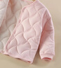 童裝外套兒童三層保暖加厚棉服校服神器女童棉衣男童保暖衣中大童 MtM02粉貝貝衣 90 cm 曬單實(shí)拍圖