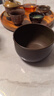 一紀（KAZUNORI）復古銅茶洗缸家用大號茶盆建水盂筆洗杯洗兩用功夫茶具配件茶渣缸 手工復古銅茶洗 曬單實(shí)拍圖