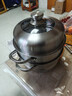 蘇泊爾（SUPOR）蒸鍋304不銹鋼家用高拱蓋蒸籠三層雙層加厚復底燃氣電磁爐通用鍋 蒸鍋 3層 26cm 曬單實(shí)拍圖