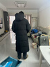鴨鴨（YAYA）王一博同款冰殼系列戶(hù)外極寒羽絨服男士新款長(cháng)款情侶加厚女外套 青光黑色【現貨速發(fā)】 XL /180(建議155-175斤) 曬單實(shí)拍圖