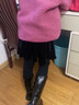 優(yōu)優(yōu)1點(diǎn)（Yoyo one）童裝女童絲絨裙褲加絨打底褲子冬季新款兒童褲裙保暖加厚 2166黑色絲絨褲裙【加絨款】 130 cm 曬單實(shí)拍圖