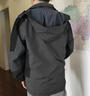 德?tīng)柣輿_鋒衣男士秋冬季防風(fēng)防水戶(hù)外運動(dòng)三合一外套 深灰三合一 2XL 曬單實(shí)拍圖