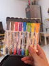 離草 白板筆兒童無(wú)毒可擦白板筆磁吸白板筆彩色白板筆易擦黑板筆水彩筆可擦拭馬克筆磁吸擦頭 彩色8支 曬單實(shí)拍圖