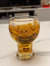 摩登主婦黃油小熊啤酒杯玻璃杯家用喝水杯高顏值杯子果汁杯-甜心 曬單實(shí)拍圖