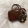 ANYSMIC高端奢侈品包包2026新款斜挎包真皮女包斜挎包時(shí)尚女包小拎包單肩 棕色Brown 曬單實(shí)拍圖