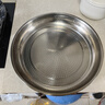 百圣牛不銹鋼漏盤(pán)蒸盤(pán)圓形有孔蒸飯盤(pán)子圓盤(pán)大號平底細孔洗蒸米 加厚不銹鋼大圓漏盤(pán):40CM 40cm 無(wú)規格 曬單實(shí)拍圖
