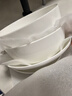 斯凱綈（Sky Top）面碗骨瓷大湯碗泡面碗沙拉碗陶瓷家用純白餐具套裝7英寸2件 曬單實(shí)拍圖