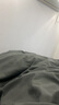 雅鹿 被子被芯+四件套+枕芯全套單人雙人宿舍被褥套裝床上用品 素灰 2m七件套 床單款 ：四件套+6斤被芯+枕芯 曬單實(shí)拍圖