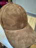 Mr DUCK高端棒球帽品牌正品 進(jìn)口絨面鞣制真皮男女老錢(qián)風(fēng)中老年鴨舌帽冬 孟買(mǎi)棕色（100%羊皮）-MW468217 XL （60cm以上，特大頭圍拍） 曬單實(shí)拍圖