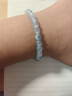 京瑩【五行補水】天然海藍寶水晶手鏈男女款護身符轉運黑曜石手串禮物 曬單實(shí)拍圖