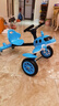 貝趣漂移車(chē)兒童三輪車(chē)飛機車(chē)腳踏車(chē)3-6歲扭扭車(chē)男孩女孩生日禮物 藍 丨音樂(lè )燈光+座椅調節+橡膠輪 曬單實(shí)拍圖