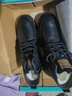 星頭啄木鳥(niǎo)100%全軟皮男鞋2025新款男士真皮休閑皮鞋冬季保暖加絨棉鞋馬丁靴 星頭Q-9265加絨增高黑色 41 曬單實(shí)拍圖