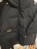 鴨鴨秋冬新品短款羽絨服女加厚連帽面包服寬松保暖韓版泡芙小個(gè)子外套 YE4B600765H黑色 M （建議110-140斤） 曬單實(shí)拍圖