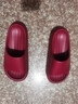 樸西新款EVA踩屎感厚底拖鞋女士居家室內情侶拖鞋男 安哥拉紅 37-38 曬單實(shí)拍圖