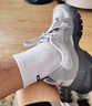 李寧紅糖丨休閑鞋男鞋透氣復古老爹鞋通勤減震百搭厚底增高運動(dòng)鞋 【紅糖大logo】白樺灰(127款)-4 41 曬單實(shí)拍圖
