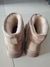 他她（TATA）冬季保暖雪地靴CDD01DD4 卡其色（仿毛里） 36 曬單實(shí)拍圖