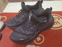 鴻星爾克凌躍3跑步鞋男2026春季新款軟底運動(dòng)鞋黑色男鞋跑鞋通勤鞋子男款 正黑/碳灰 42 曬單實(shí)拍圖
