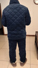 芬騰睡衣男防靜電三層夾棉25年秋冬新款擋風(fēng)拉鏈長(cháng)袖家居服套裝 曬單實(shí)拍圖