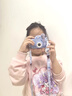 迪士尼（Disney）兒童相機照相機可拍照可錄像小女孩生日禮物艾莎公主玩具女童新年 配艾莎包】2.0寸屏】64G內存 曬單實(shí)拍圖