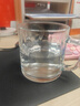 樂(lè )美雅玻璃杯帶把手水杯茶杯鋼化玻璃咖啡杯微波爐可用冰川紋500ml*2 曬單實(shí)拍圖