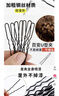 嬌雪菲黑色U型夾盤(pán)發(fā)夾150根 丸子頭盤(pán)發(fā)神器固定隱形一字夾 曬單實(shí)拍圖