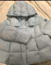 坦博爾泡芙羽絨服女短款脫卸帽秋冬保暖外套25年新款5530520D 泡芙藍155 曬單實(shí)拍圖