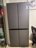海爾（Haier）「山茶花-曜夜」502L十字門(mén)冰箱雙系統「雙擎恒鮮艙」全空間超薄零嵌BCD-502WGHTD1CYXU1國家補貼 曬單實(shí)拍圖