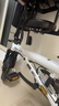 BAICYCLE小白電動(dòng)自行車(chē)折疊便攜超長(cháng)續航鋰電池通勤代步電瓶車(chē)成人助力小型迷你電動(dòng)單車(chē)男女 S2 Pro白色/前后雙避震/鋁合金400W 曬單實(shí)拍圖