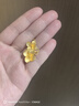 周生生新年足金繡球花黃金吊墜生生有囍三金飾品86594P計價(jià)6.6克 曬單實(shí)拍圖