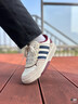 adidas「面包鞋」COURTIC經(jīng)典運動(dòng)板鞋男女阿迪達斯官方三葉草 晶白/淺米色/棕紅/藏青藍   42 曬單實(shí)拍圖