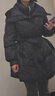 香影黑色假兩件收腰羽絨服女2025冬季新款90白鴨絨雙層領(lǐng)保暖外套 黑色 M 160/84A/95-110斤 曬單實(shí)拍圖
