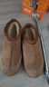 京東京造【純羊毛】雪地靴男加厚加絨羊皮毛一體平底純色圓頭短靴駝色42 曬單實(shí)拍圖