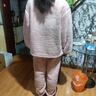 芬騰睡衣女雙面暖暖絨25年秋冬新款運動(dòng)風(fēng)外穿長(cháng)袖家居服套裝 曬單實(shí)拍圖