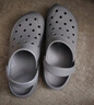 京東京造【抗菌洞洞鞋】涼鞋情侶旅行沙灘兩穿eva涼拖鞋男士水泥灰44-45 曬單實(shí)拍圖