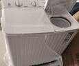 榮事達（Royalstar）半自動(dòng)洗衣機雙桶雙缸波輪家用大容量出租房小型洗衣機 10公斤【洗10KG  脫5.5KG】操作簡(jiǎn)易 波輪 曬單實(shí)拍圖