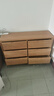 原始原素實(shí)木斗柜臥室五斗柜多用柜客廳收納柜五斗櫥儲物柜七斗柜A3032 寬六斗-原木色 整裝 曬單實(shí)拍圖