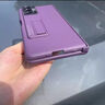 適用榮耀Magic V2支架手機殼全包純色華為MagicV2防窺保護套 【殼膜】防窺-絨紫色【支架款】 華為榮耀MagicV2 曬單實(shí)拍圖