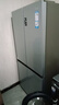 海爾（Haier）冰箱四開(kāi)門(mén)多門(mén)雙變頻風(fēng)冷無(wú)霜凈味保鮮節能省電雙開(kāi)門(mén)一級能效家用大容量十字對開(kāi)門(mén)電冰箱 【水晶銀477升 母嬰三檔變溫 黑金凈化】 曬單實(shí)拍圖