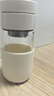 富光玻璃杯茶水分離女士防摔辦公水杯泡茶喝水杯隔熱高顏值帶茶隔杯子 (素飲)奶白色360ml 曬單實(shí)拍圖