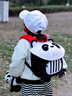 牧童書(shū)包幼兒園寶寶立體卡通背包兒童出游輕量雙肩包新年禮物 熊貓黑M 曬單實(shí)拍圖