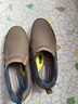 斯凱奇（Skechers）男鞋厚底舒適一腳蹬健步鞋百搭通勤帆布鞋休閑鞋210808 曬單實(shí)拍圖