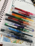 真彩（TRUECOLOR）12色直液式走珠筆速干控墨彩色中性筆手帳筆全針管速干大容量巨能寫(xiě)商務(wù)辦公刷題筆高顏值ZC9930 曬單實(shí)拍圖