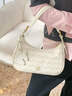 紐芝蘭（NUCELLE）浪花水手包2026輕奢小眾單肩腋下包通勤手提斜挎彎月包生日禮物女 云漾白 曬單實(shí)拍圖