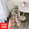 【京東物流】水杯便攜過(guò)濾杯子噸噸桶防摔學(xué)生戶(hù)外運動(dòng)健身水壺 綠色 800ml 曬單實(shí)拍圖