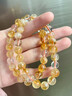 素聚天然黃塔晶黃水晶開(kāi)運招財白水晶能量情侶轉運手鏈手串紅繩禮物女 黃水晶白水晶開(kāi)運手串8MM 曬單實(shí)拍圖