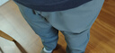 蕉內熱皮503+男士休閑褲保暖防水運動(dòng)騎行發(fā)熱25秋冬款男裝錐形長(cháng)褲子 曬單實(shí)拍圖