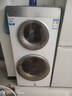 海爾攬光14W2雙子分區滾筒洗衣機 子母分區 14公斤雙筒直驅變頻 C8 14W2SU1上排水可用墻排地漏 曬單實(shí)拍圖